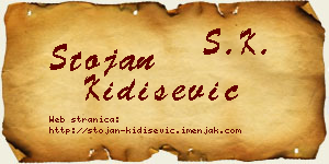 Stojan Kidišević vizit kartica